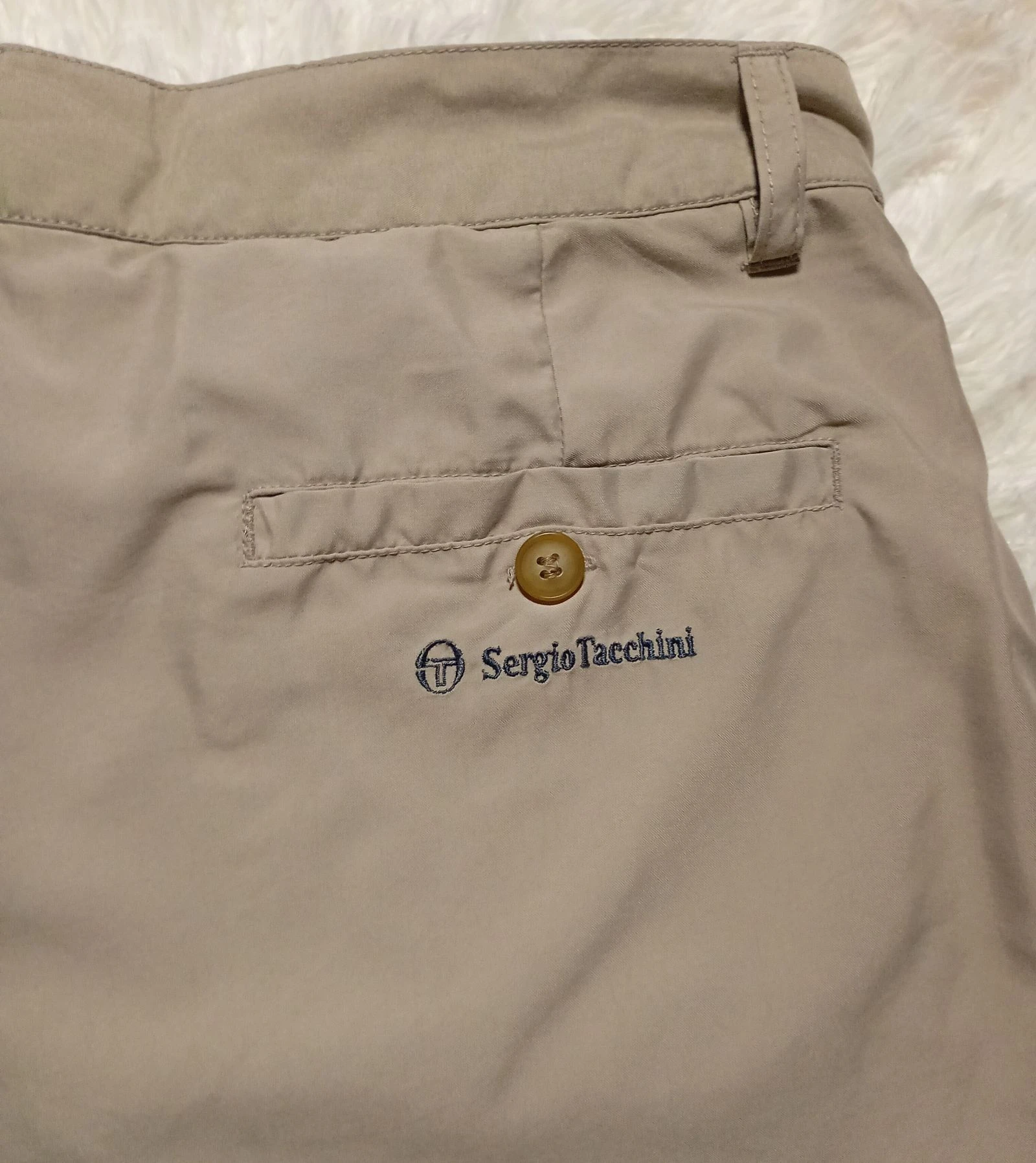 Sergio Tacchini Beige Chino Shorts Size 42 – photo 6